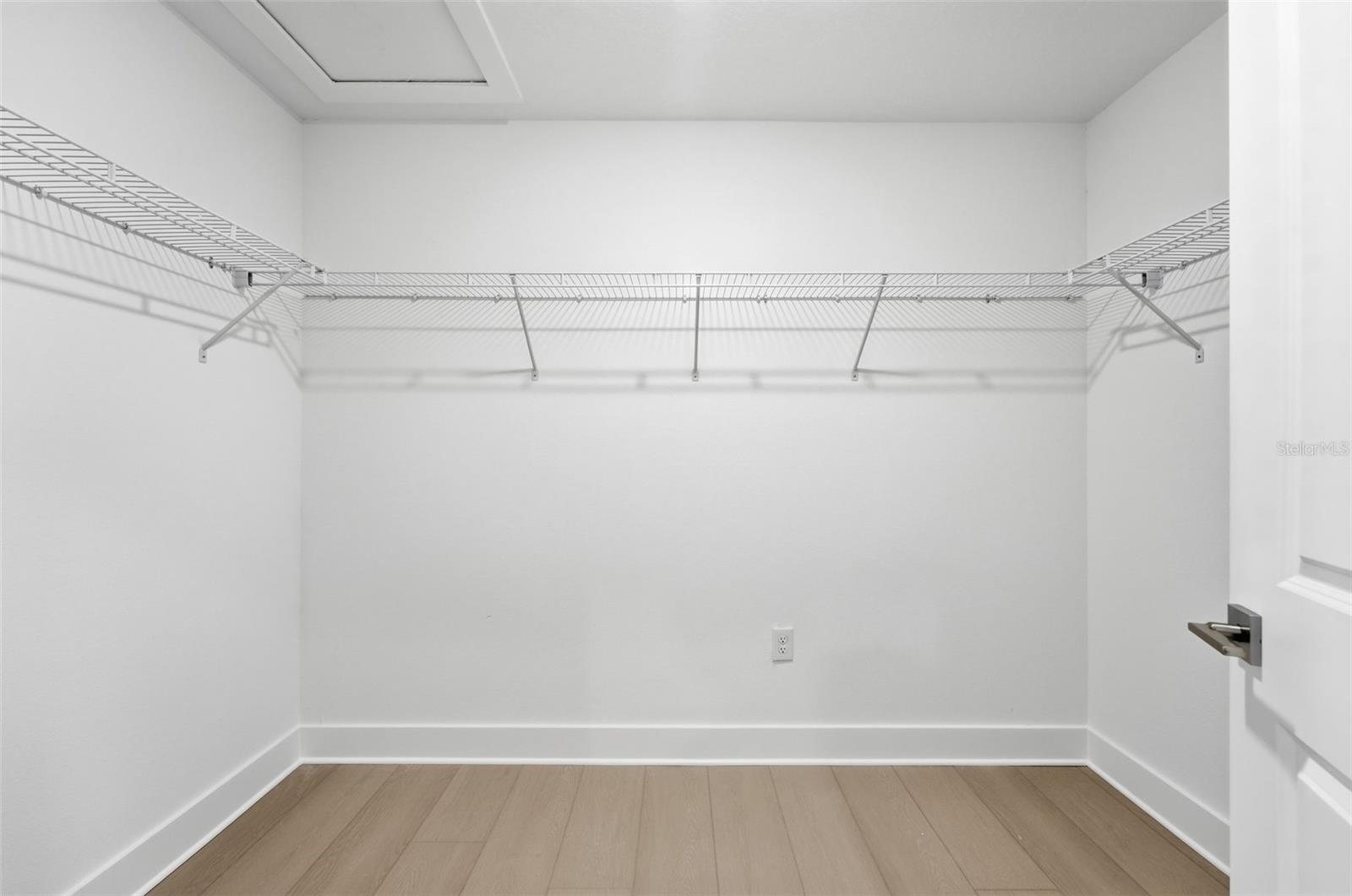 Dual walk in primary closets