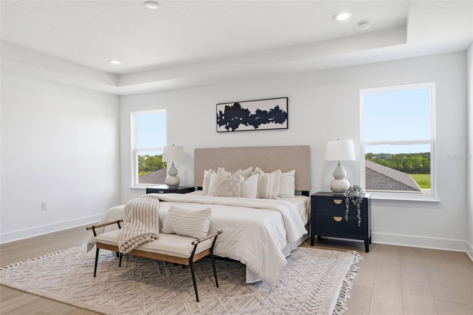 Oversized primary suite