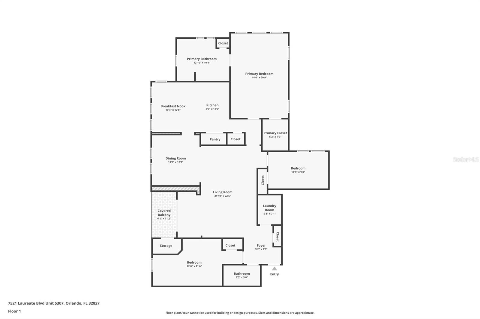 7521 LAUREATE BOULEVARD, #5307, Orlando, FL 32827
