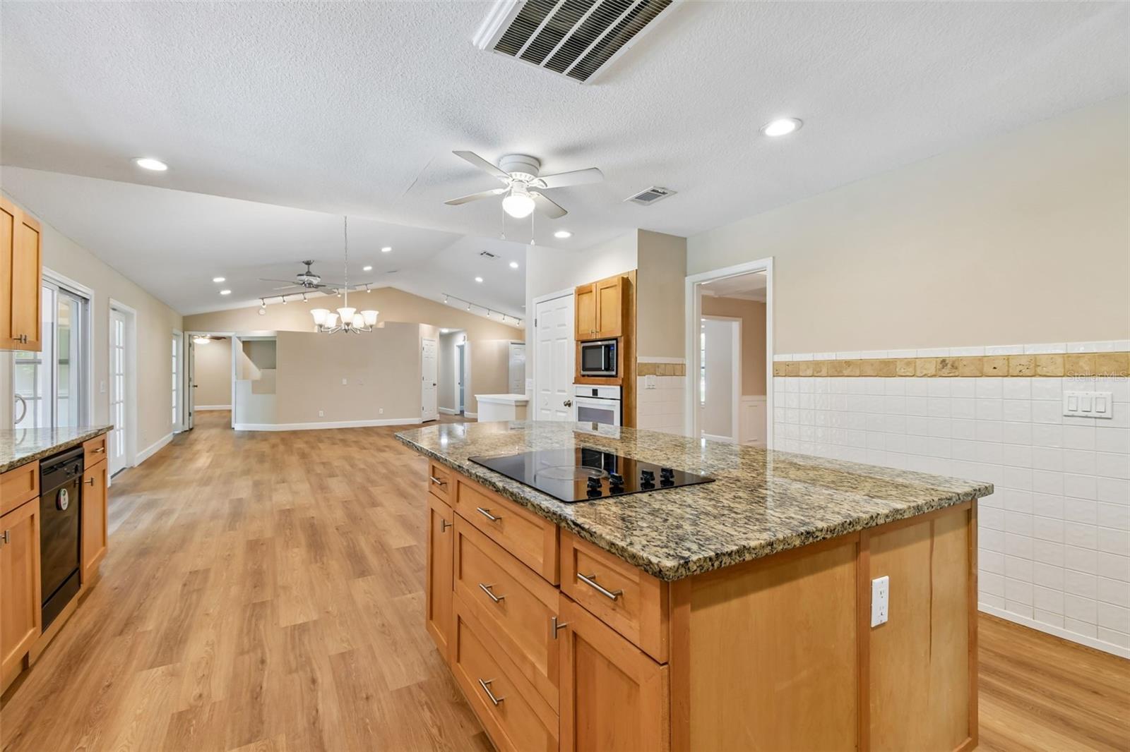 View from Kitchen into Great Room