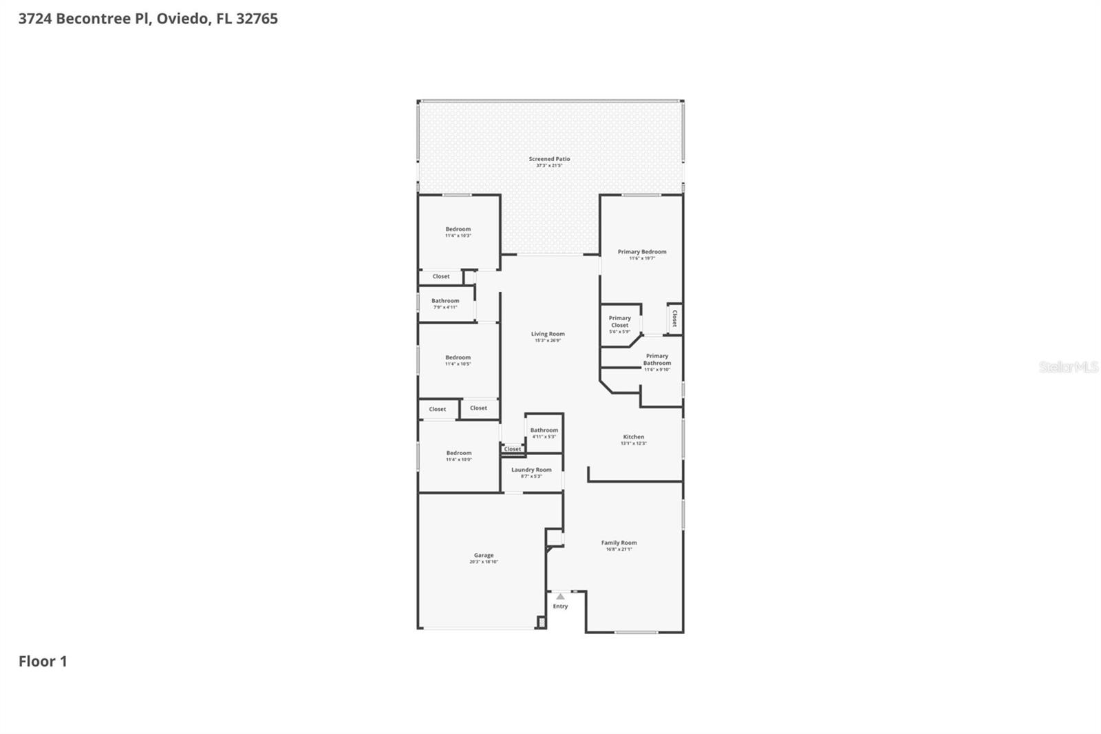 3724 BECONTREE PLACE, Oviedo, FL 32765
