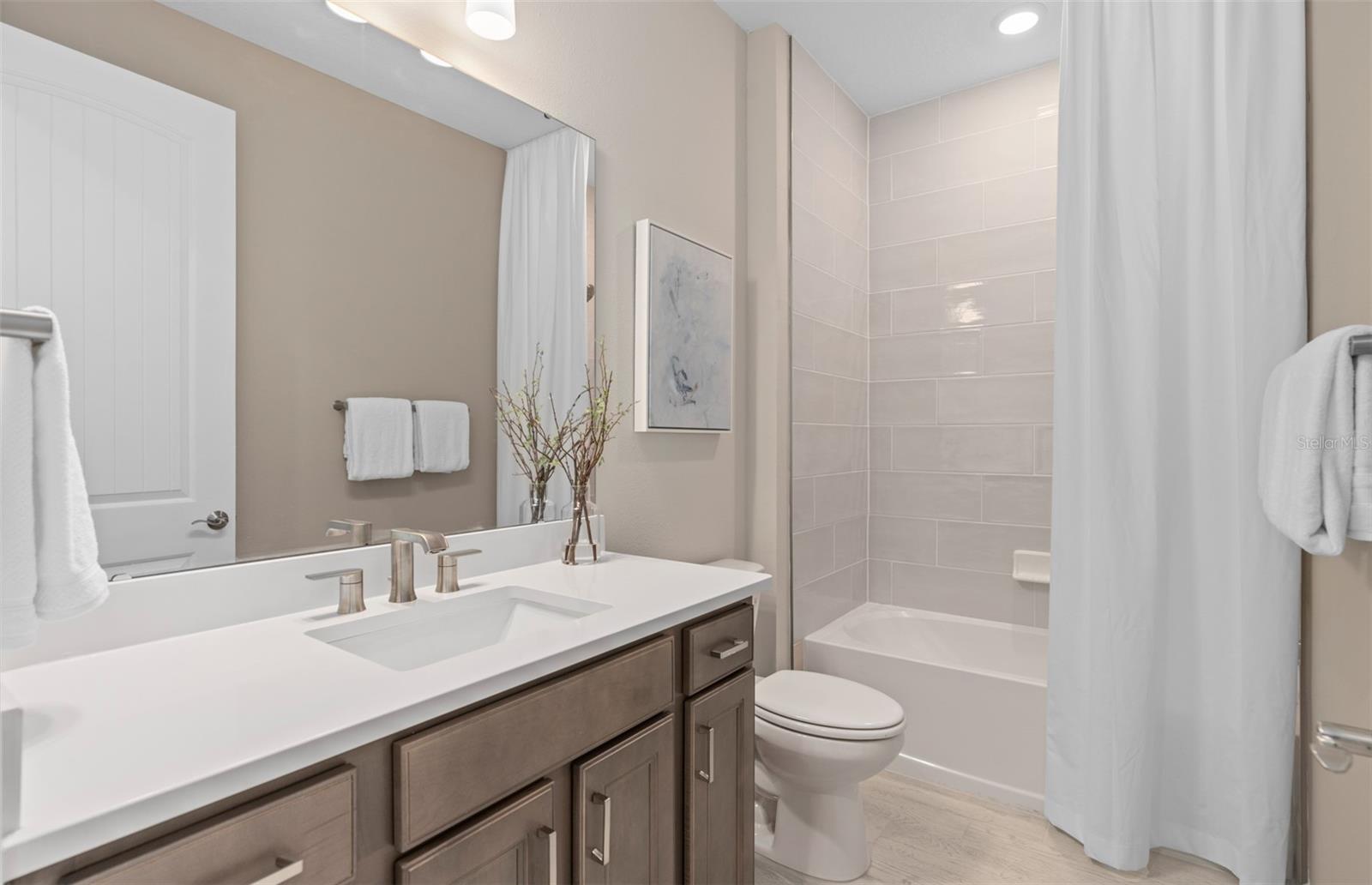Model Home Design Only. Pictures and furnishings are for illustrative purposes only. Elevations, colors and options may vary. Furniture is for model home staging only.