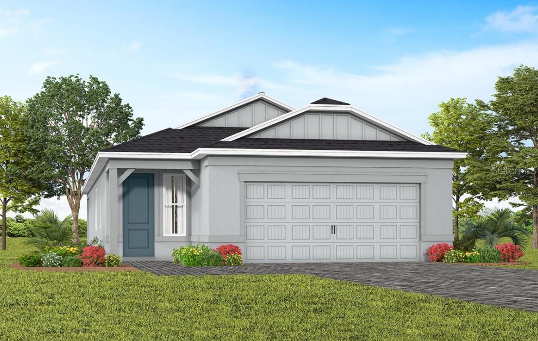 Exterior Design. Artistic rendering for this new construction home. Pictures are for illustrative purposes only. Elevations, colors and options may vary. Exterior Design. Artistic rendering for this new construction home. Pictures are for illustrative purposes only. Elevations, colors and options may vary.