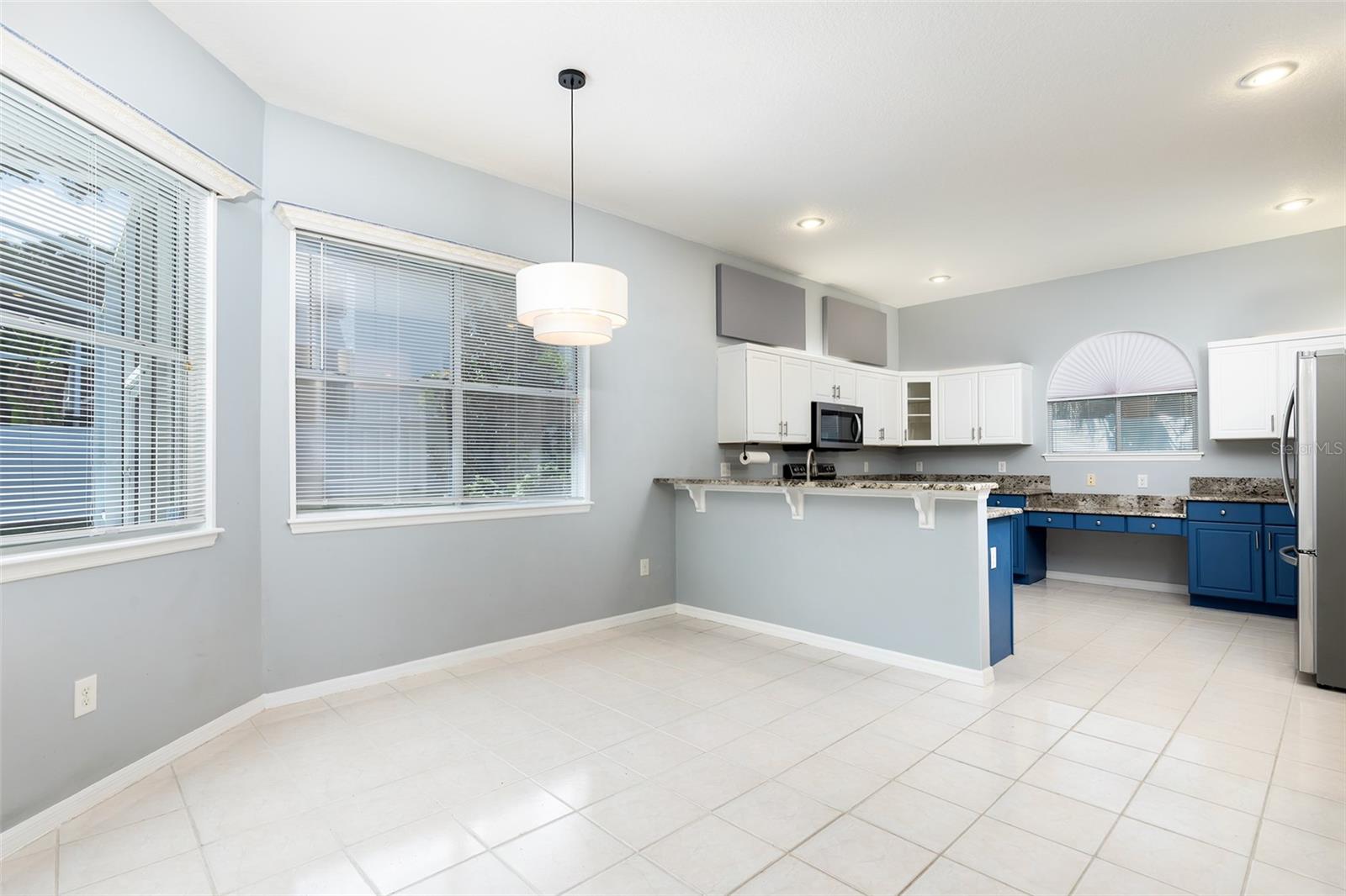 Spacious Dining area open to kitchen