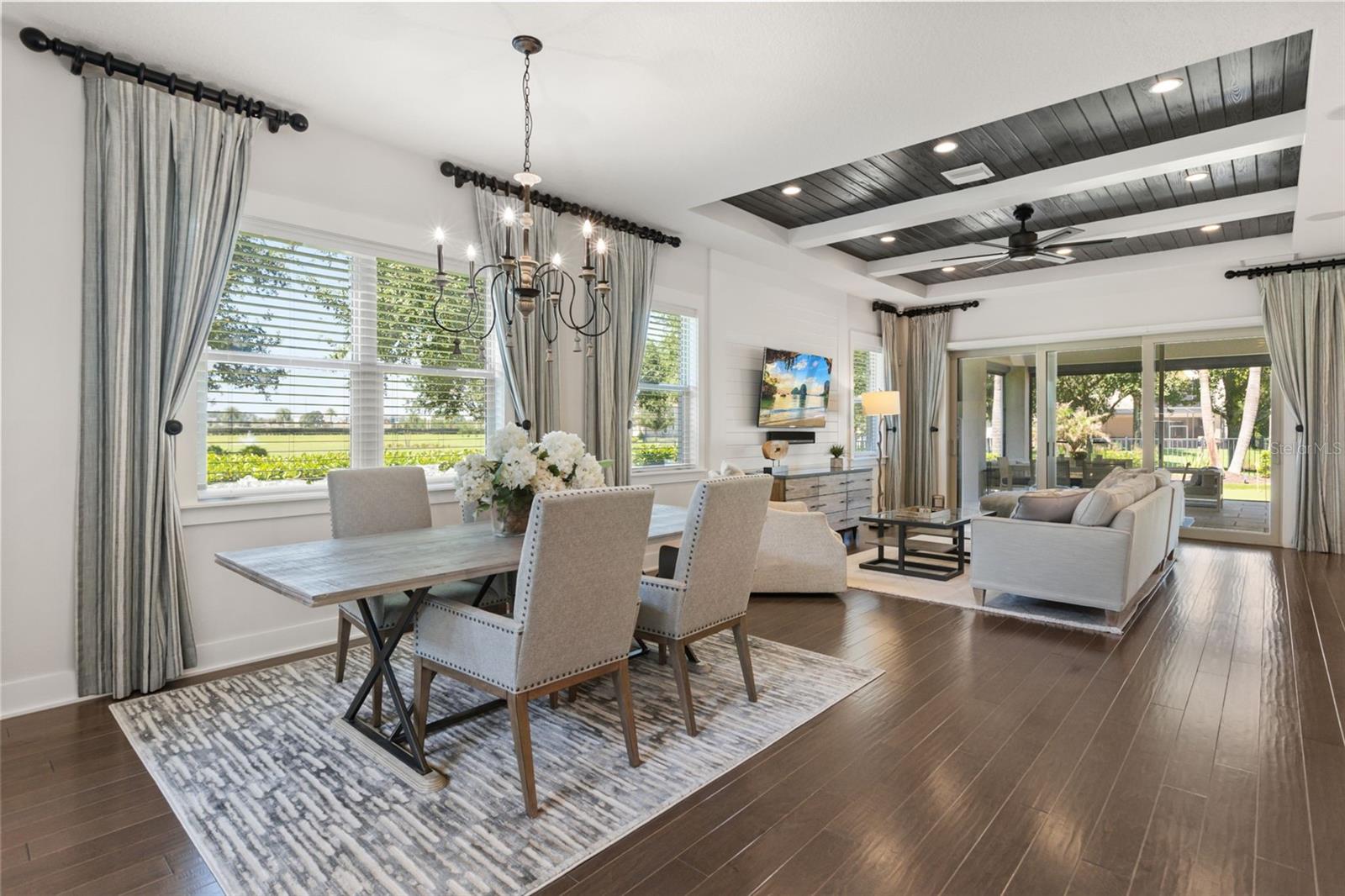 Green space across all living areas inside and out. The flood of natural light highlights the unique design upgrades to this home. Green space across all living areas inside and out. The flood of natural light highlights the unique design upgrades to this home.