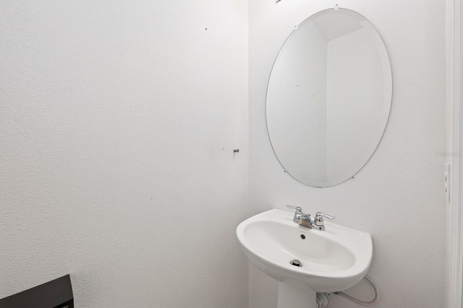 Main floor half bath.