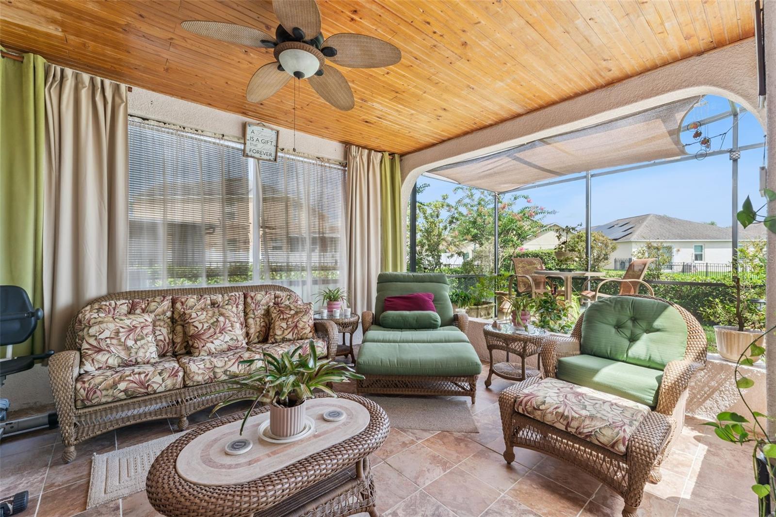 Relax and unwind on the spacious patio