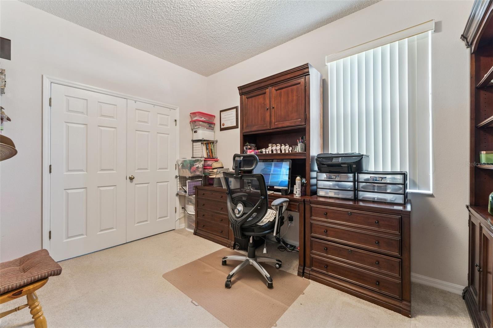 Bedroom 4 used as a home office