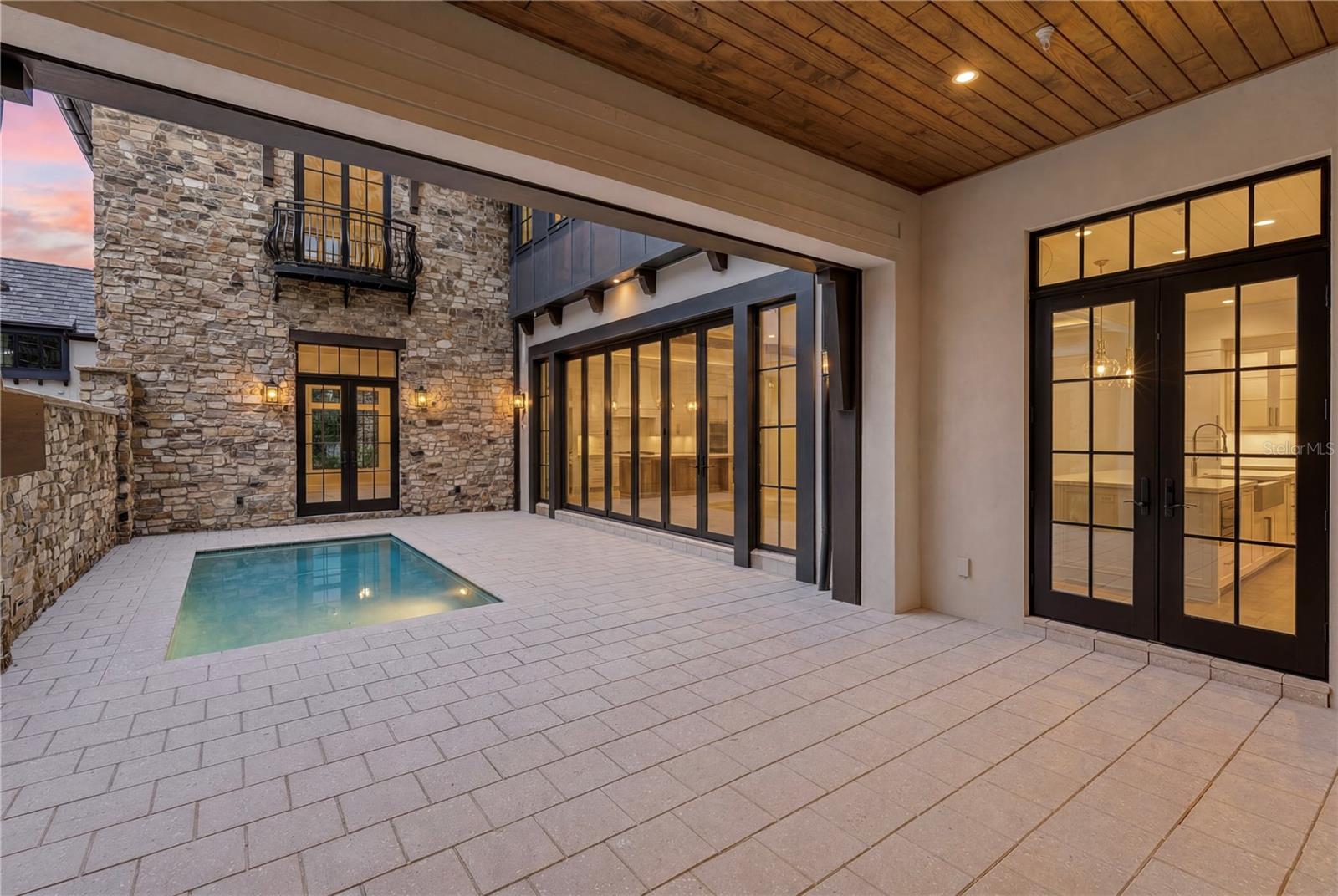 Outdoor living and pool