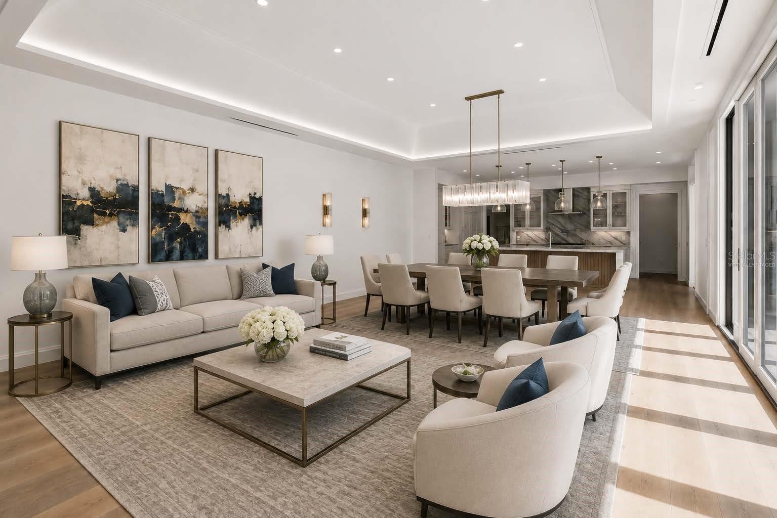 Virtually Staged: Living Room