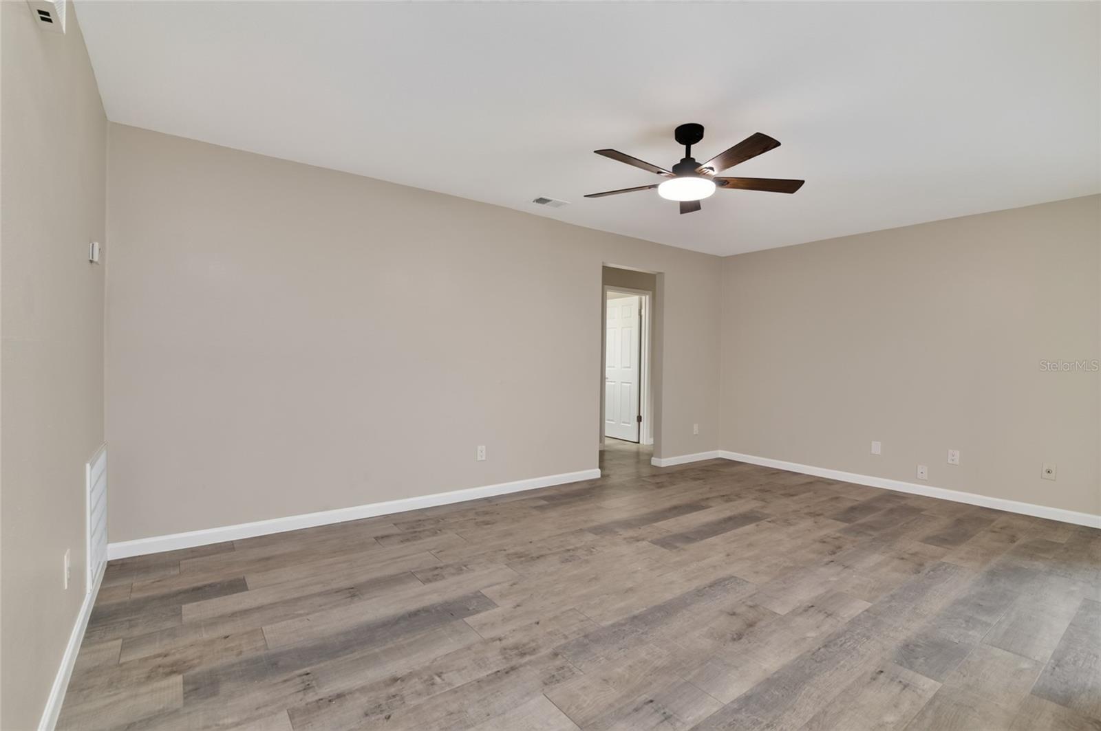 Family room off kitchen