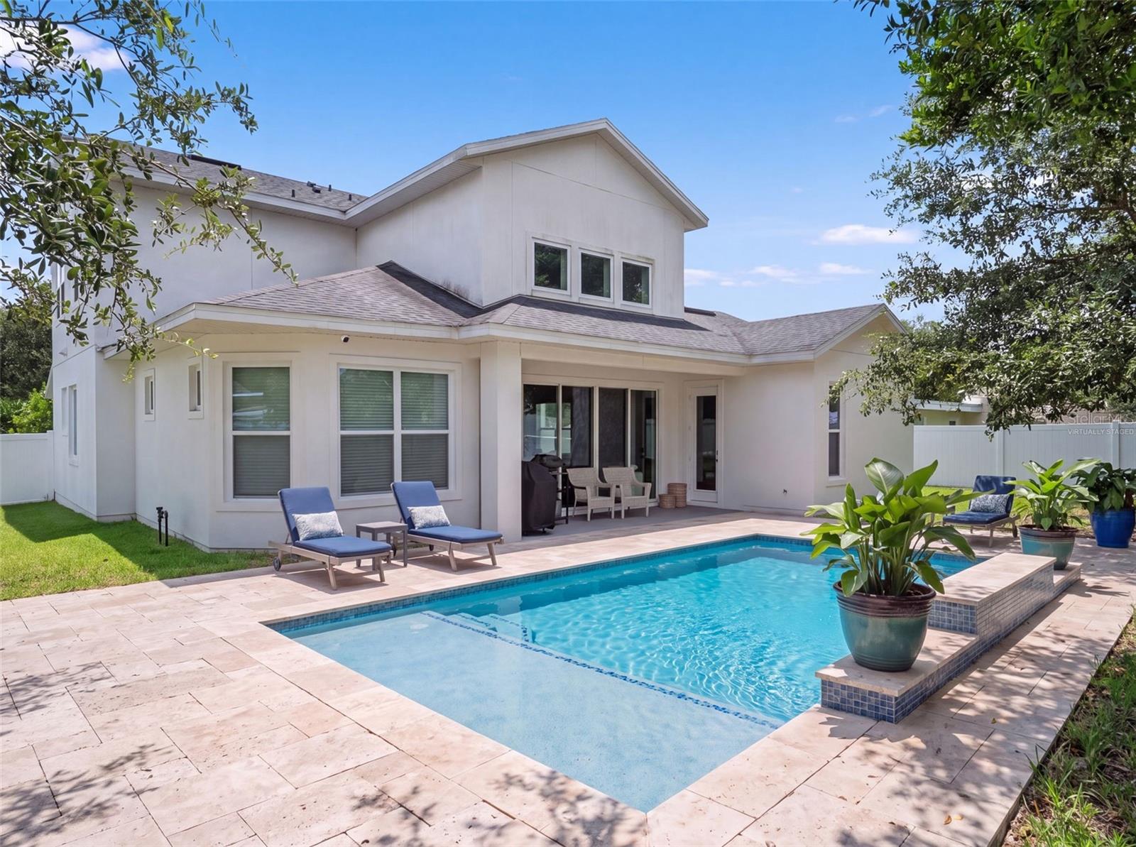 Virtually Staged Pool