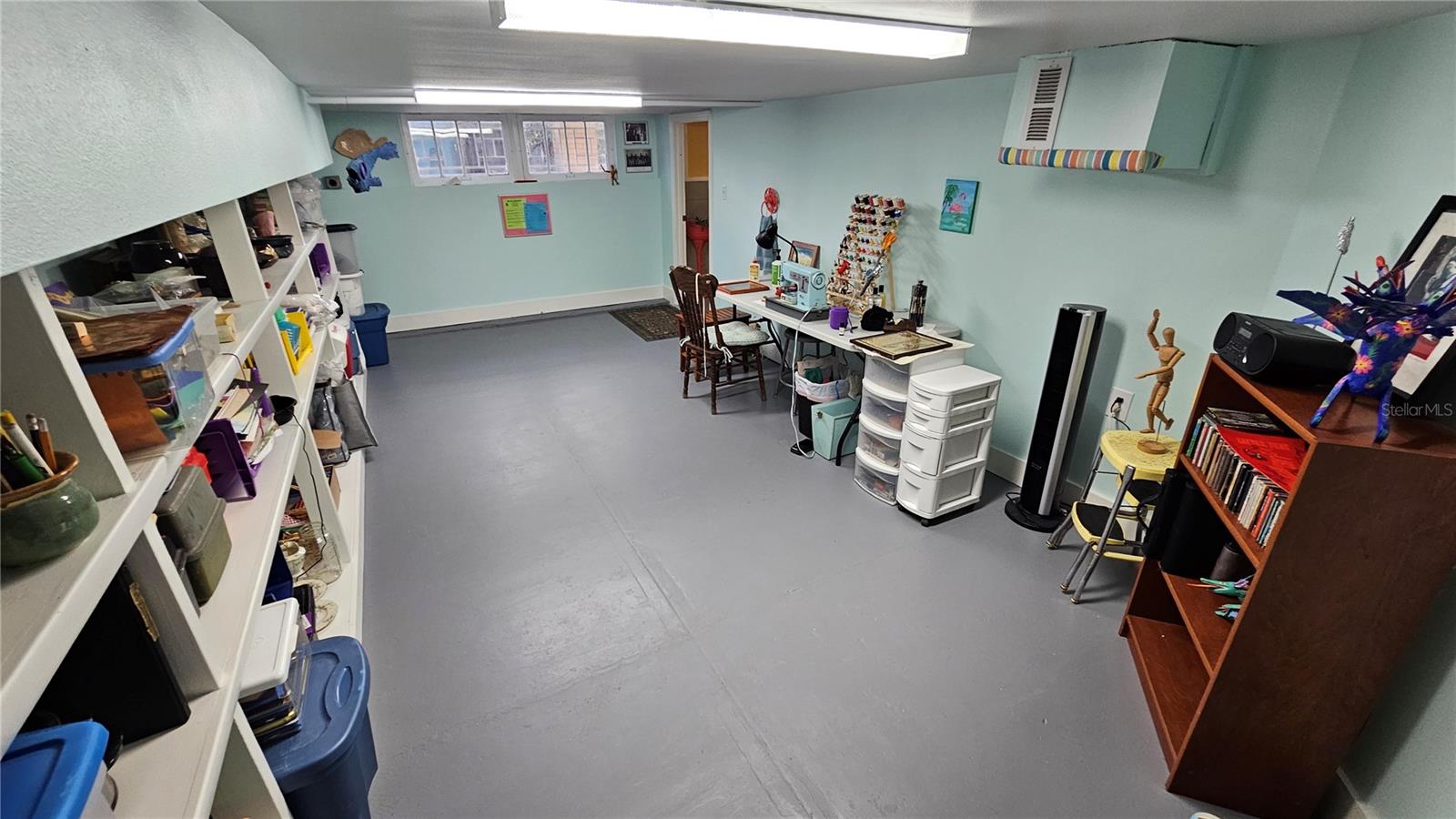 Basement - Workspace view 1