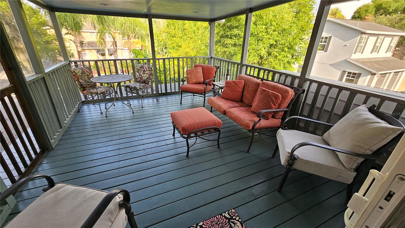 Screened Balcony off Bedroom 2 - Second Floor