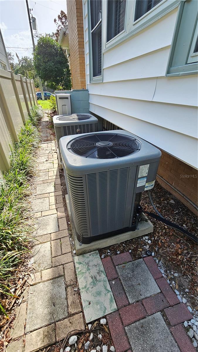 Ac Units right side of house
