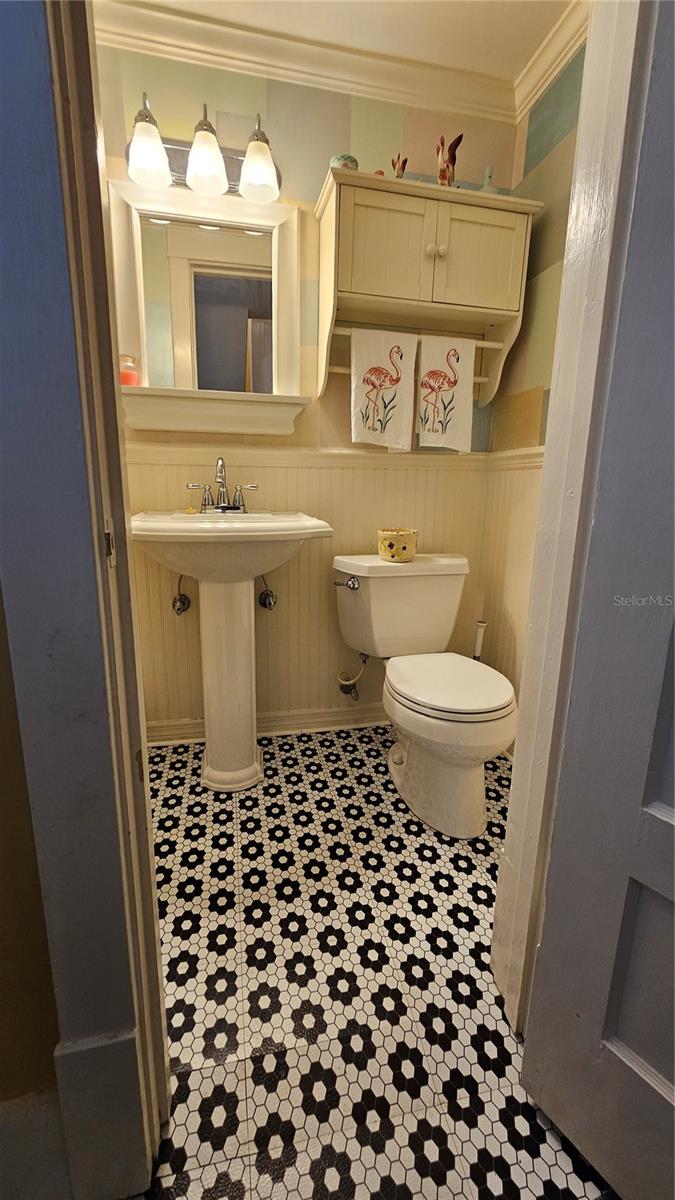 1/2 Bathroom - Mid-Level between Basement and First Floor