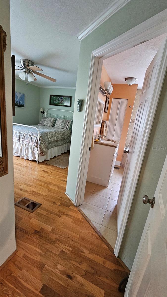 Primary Bedroom Entrance - Bathroom to the right - First Floor
