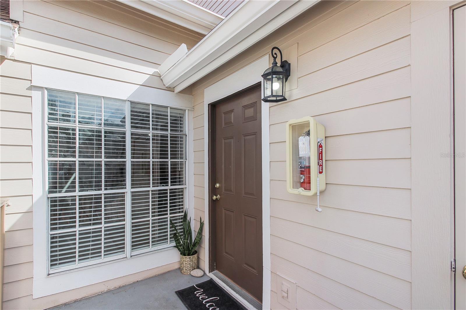 Front door (second floor unit)