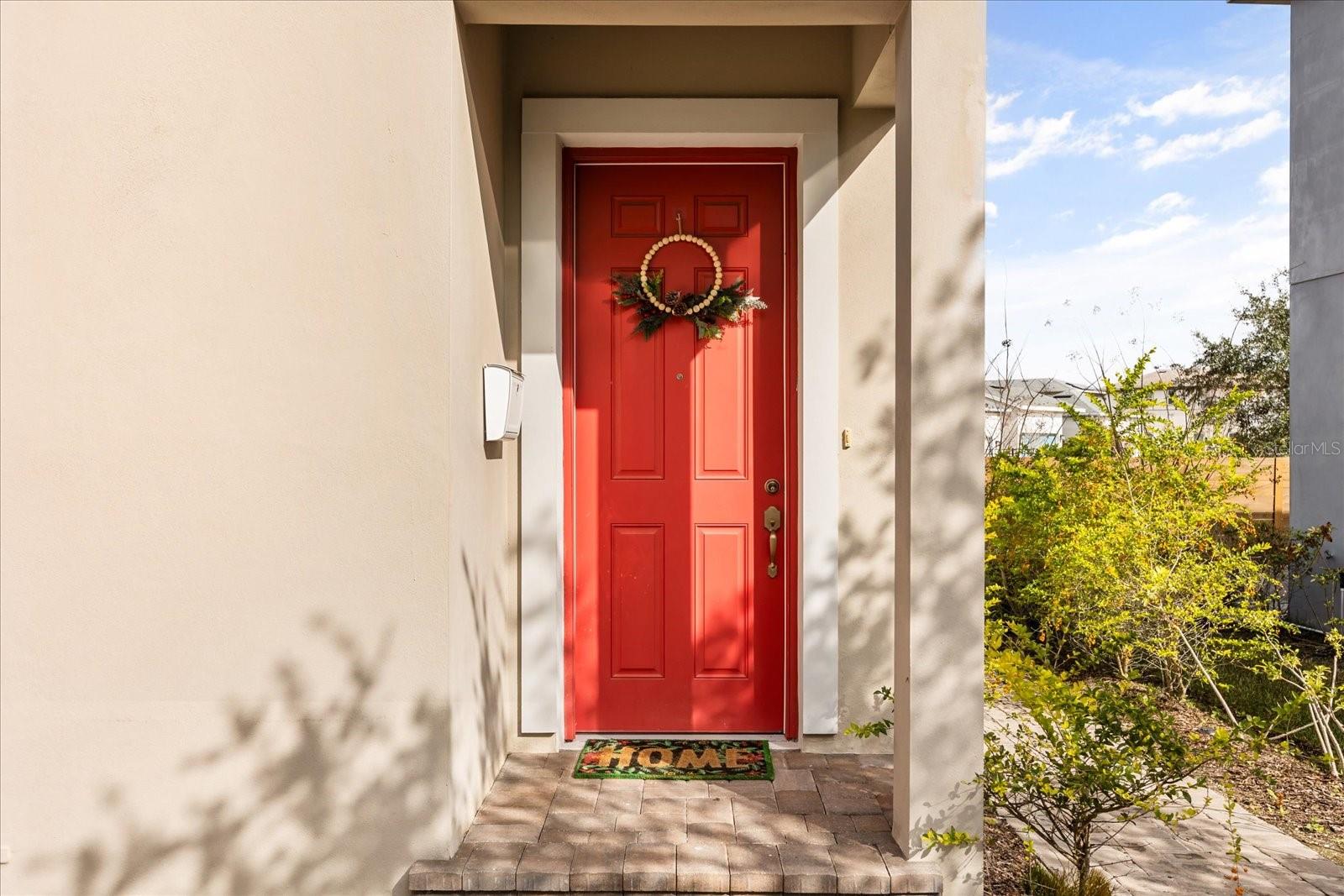 Front Door to Garage Apt.