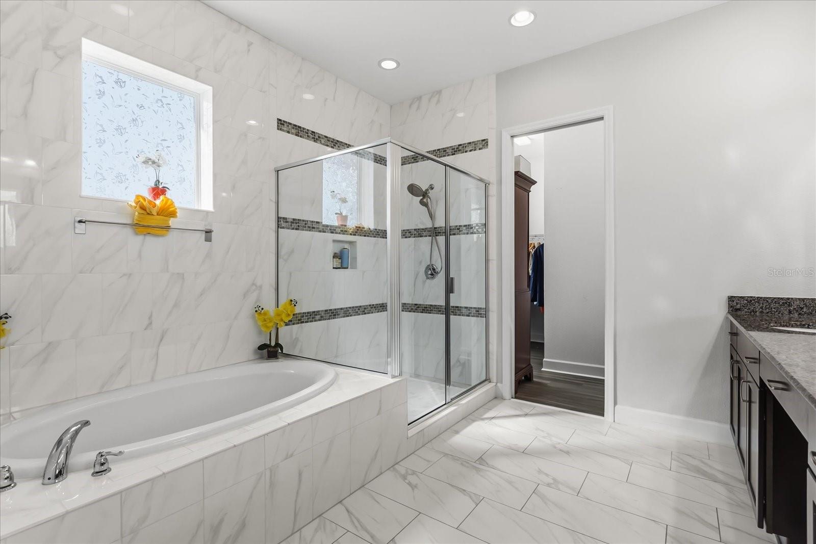 Primary Bath and Closet