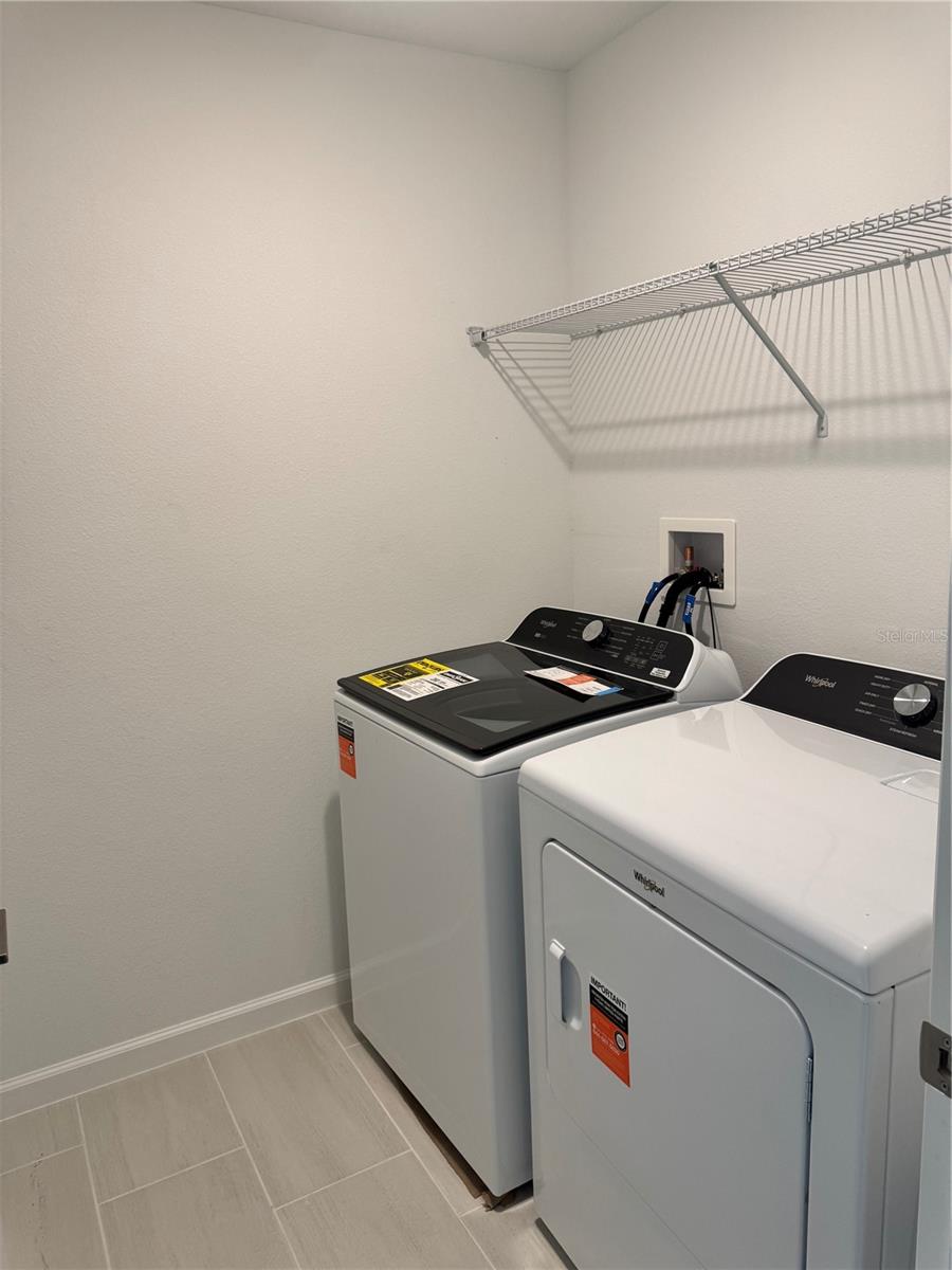 Upstairs laundry