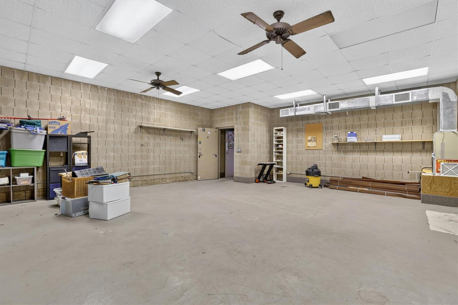 Garage storage area
