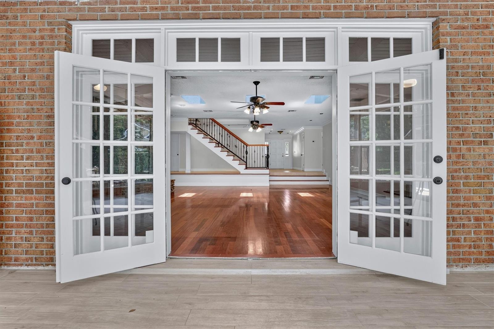Rear patio