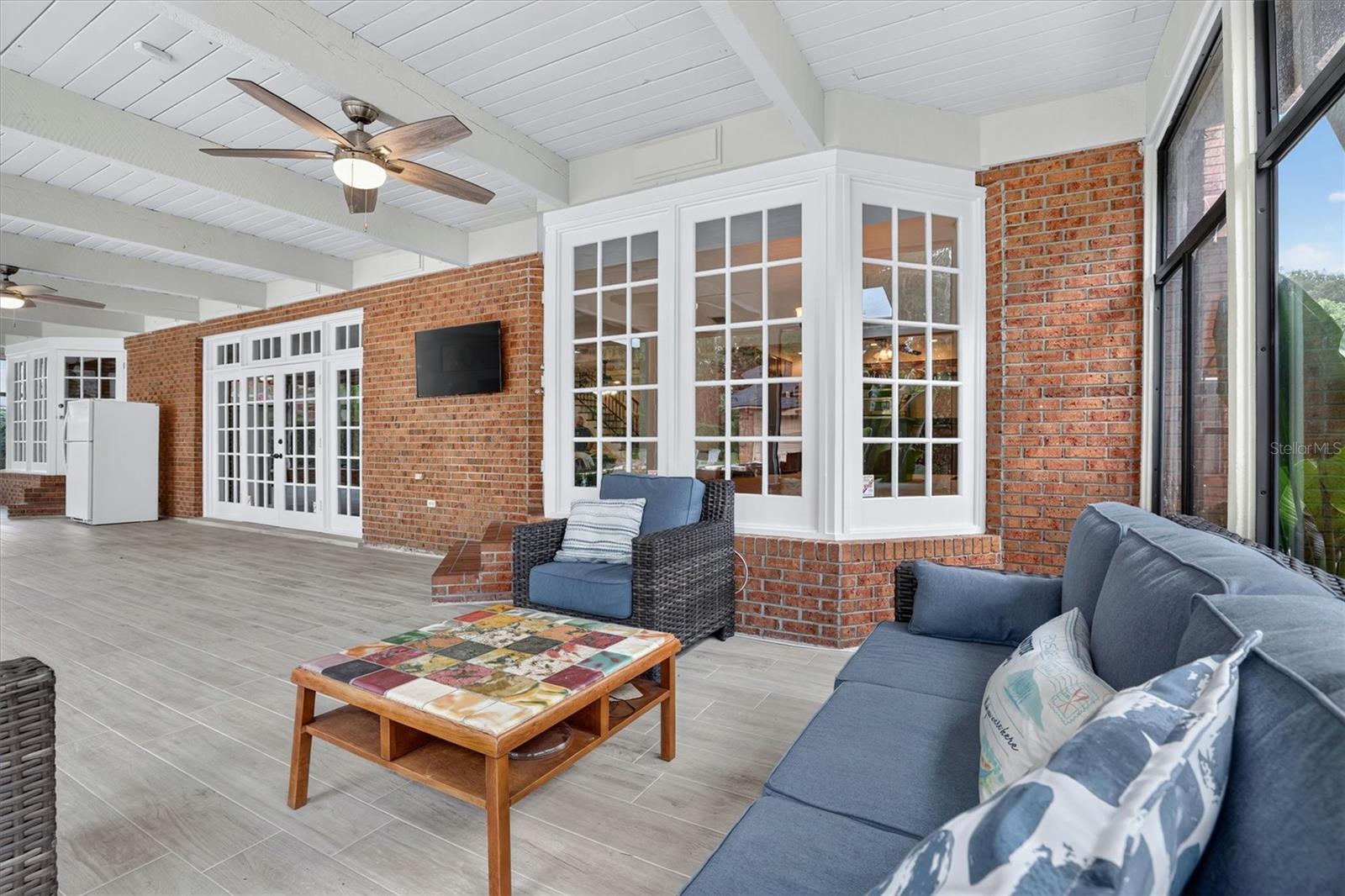 Rear patio