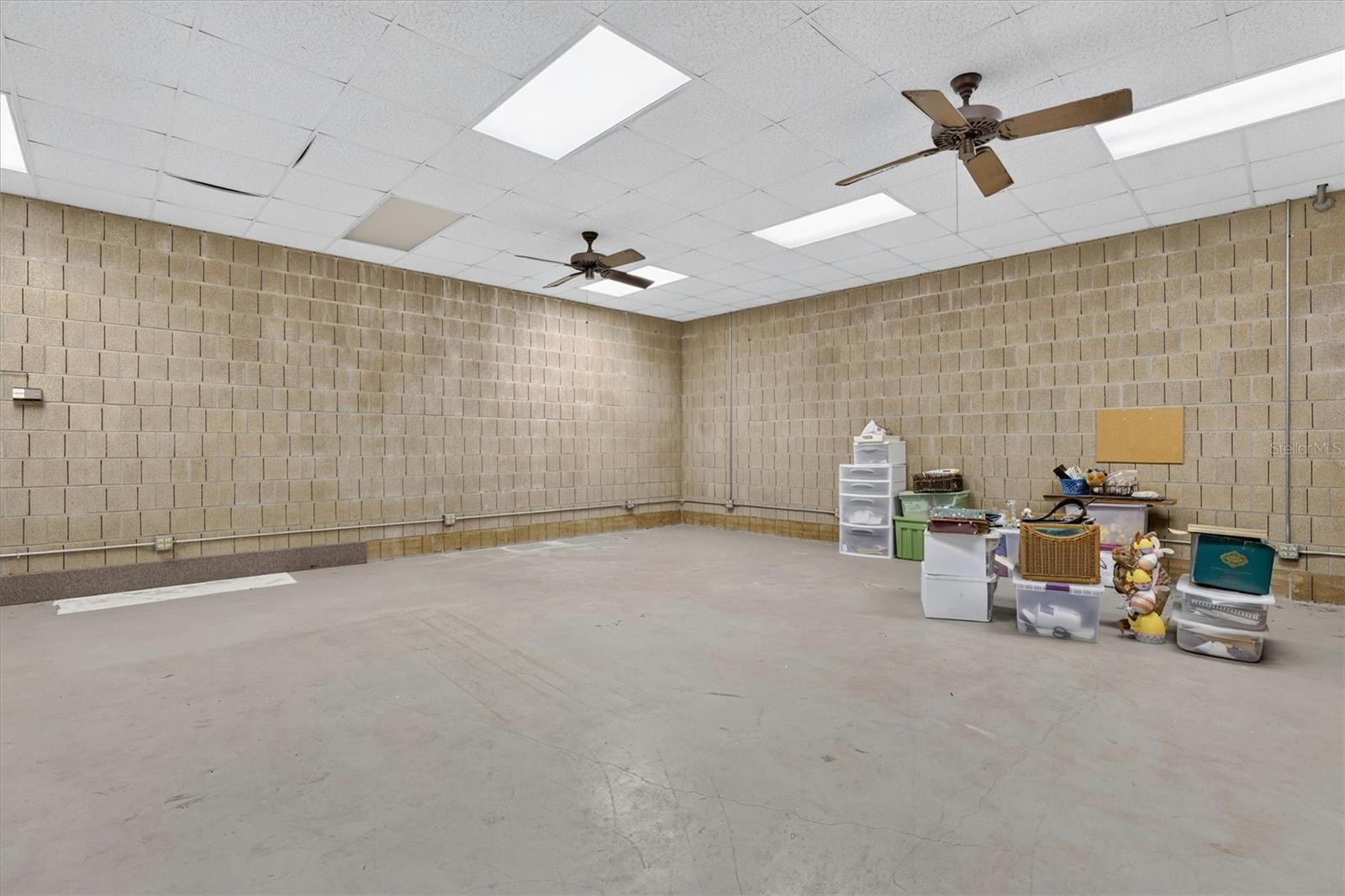 Garage storage area