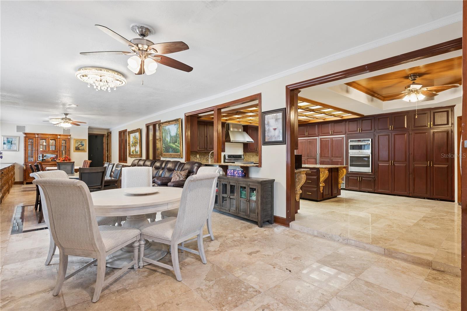Dining Room, Kitchen