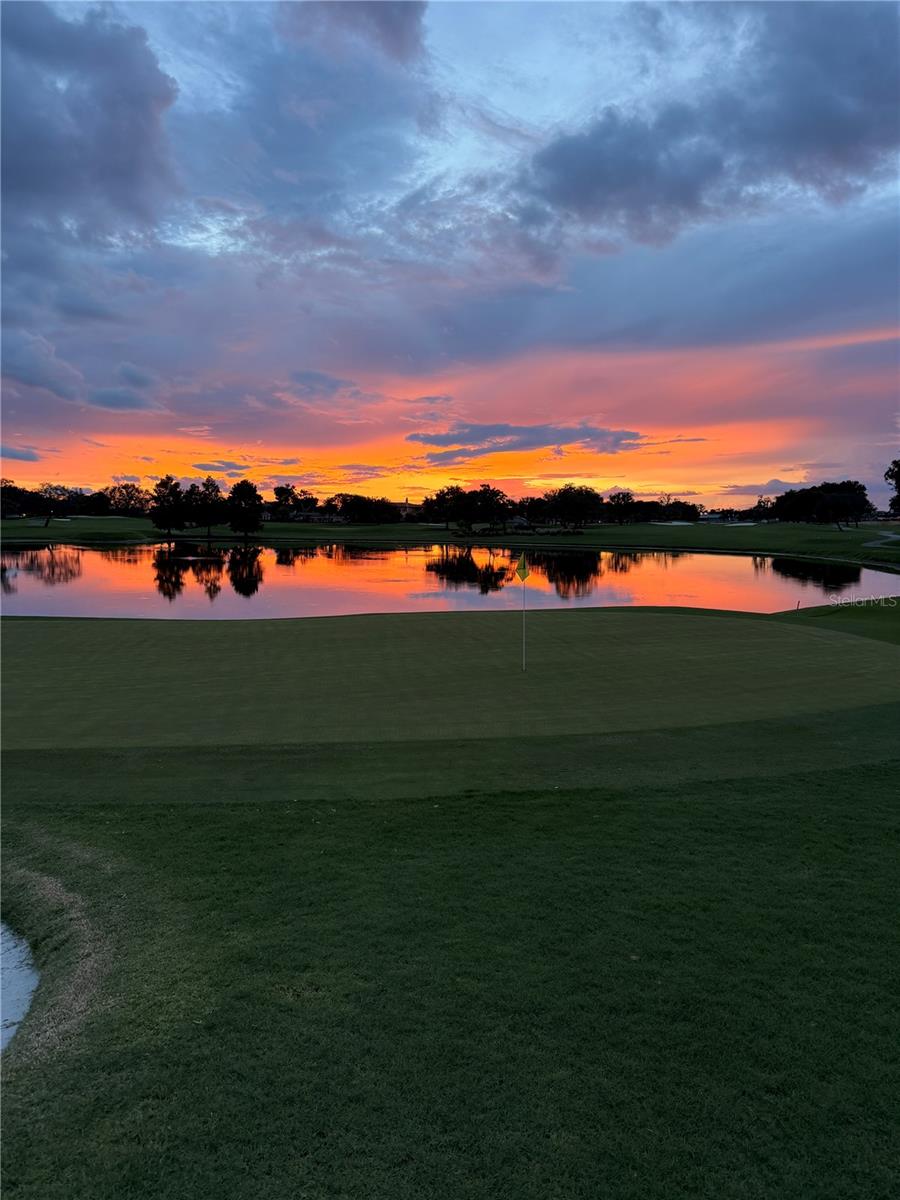 Sunset view from Balcony