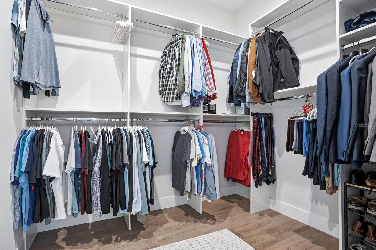 Primary walk in closet