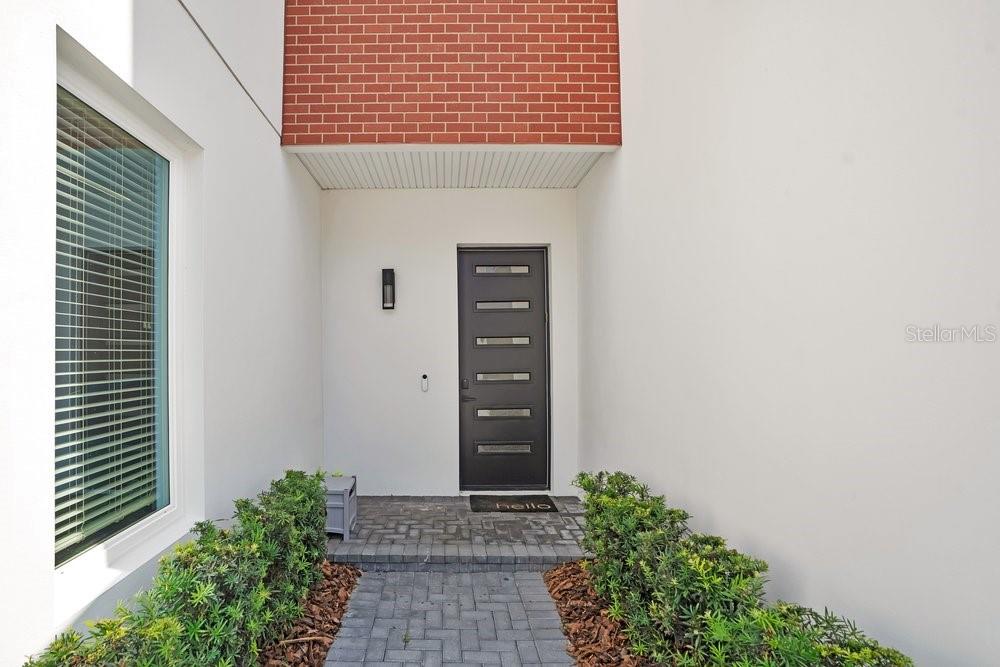 Front door to unit Front door to unit