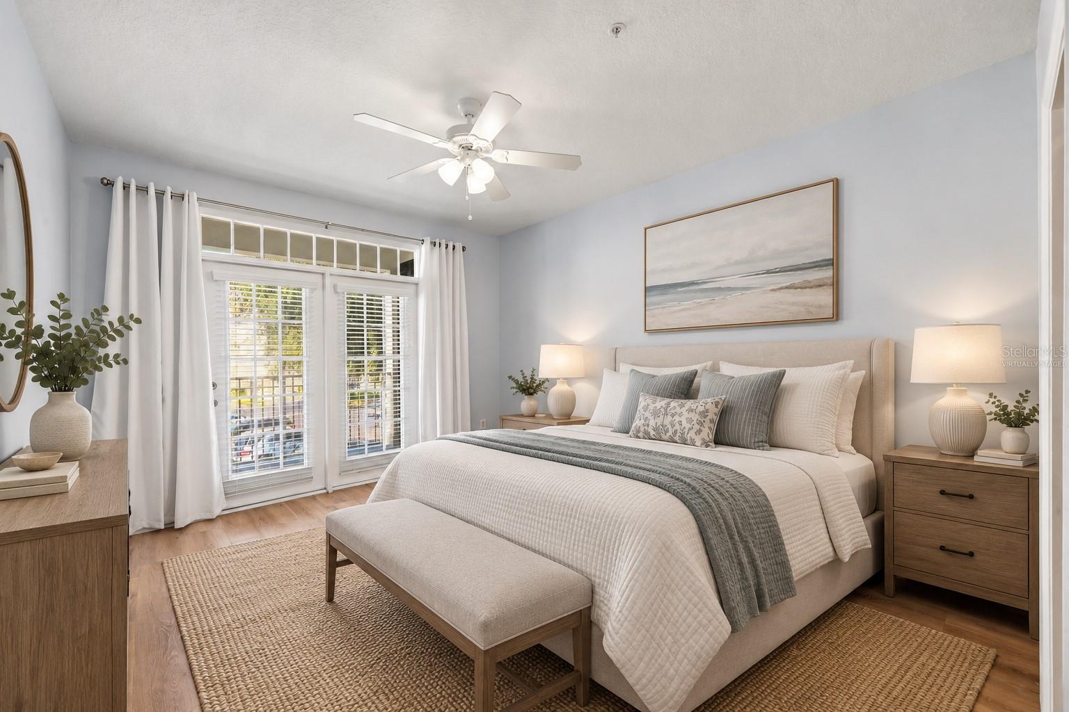 Primary Bedroom Virtually Staged