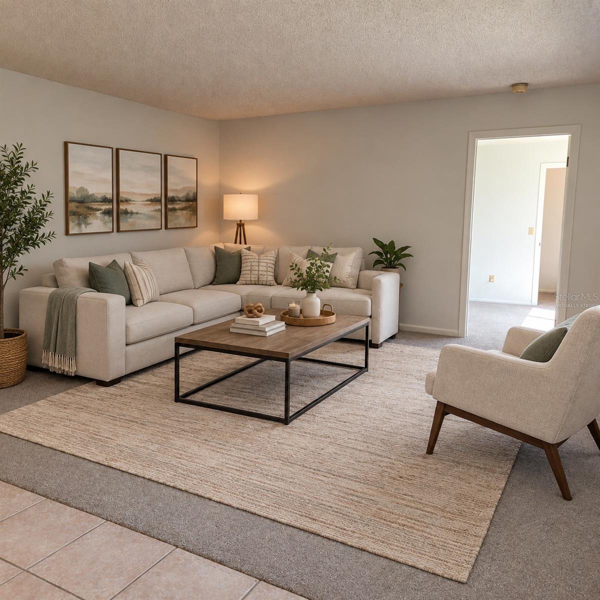 Living Room - Virtually Staged Living Room - Virtually Staged