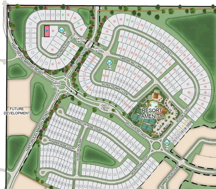 11341 Bourbon Rose Circle Site Map