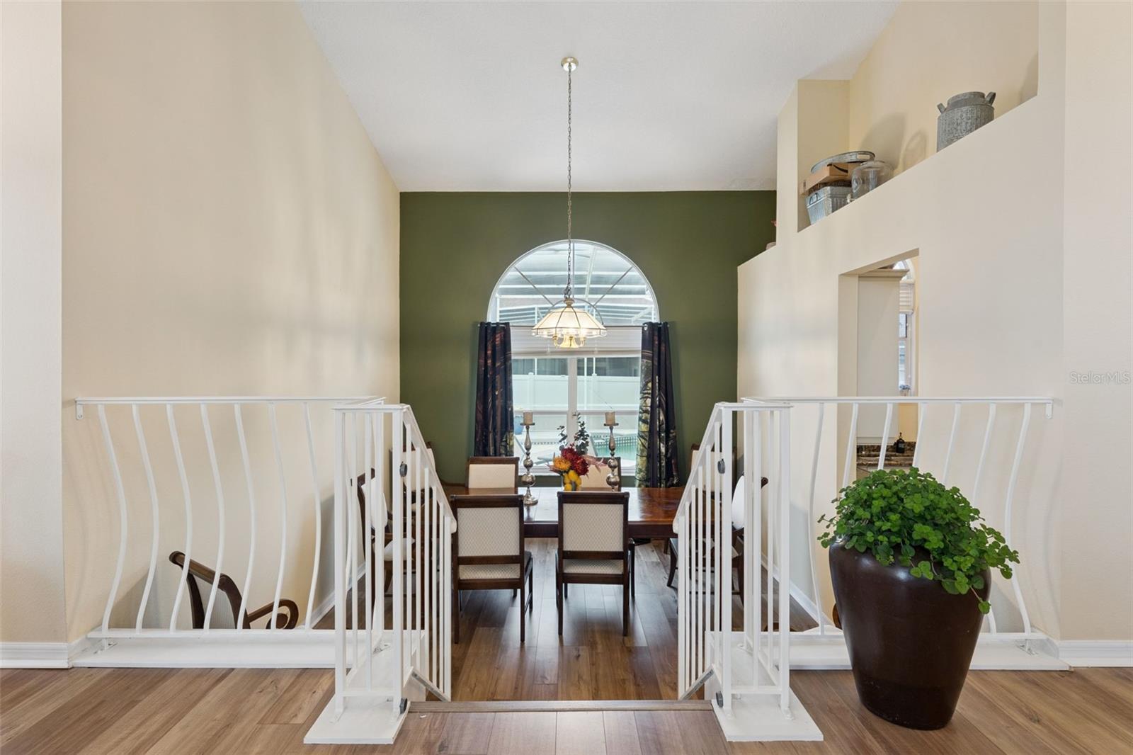 Steps into Dining area