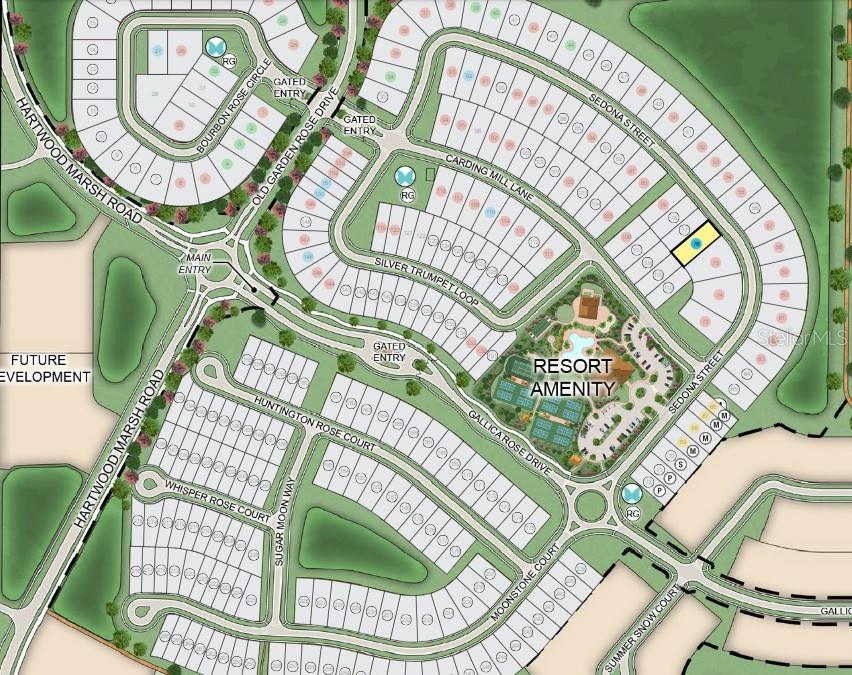 17742 Sedona Street Site Map