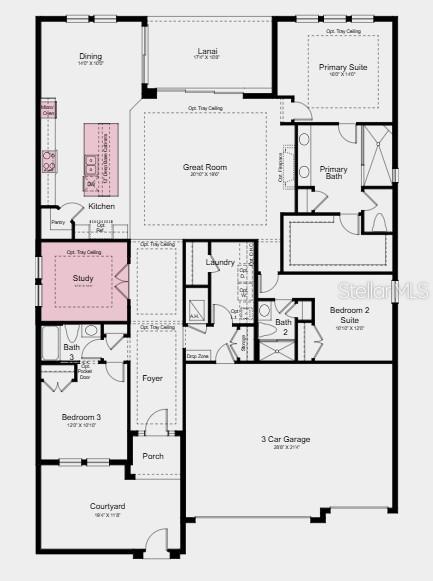 Additional Highlights Include: 42" cabinetry in kitchen and laundry room, and whole house blinds
