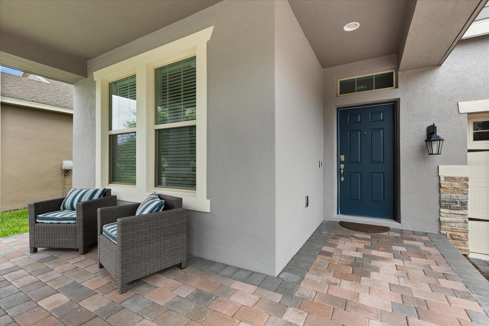 Front porch and covered entry-way