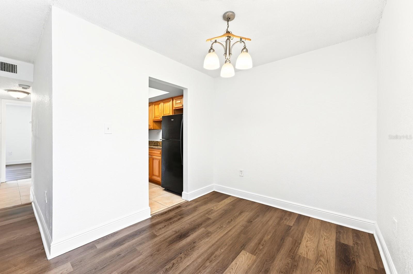 Spacious dining room