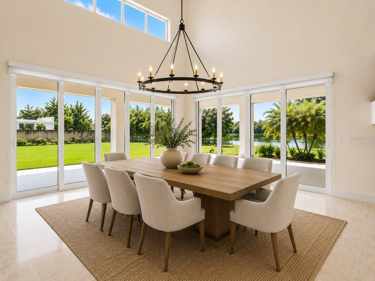 Virtually Staged - dining area