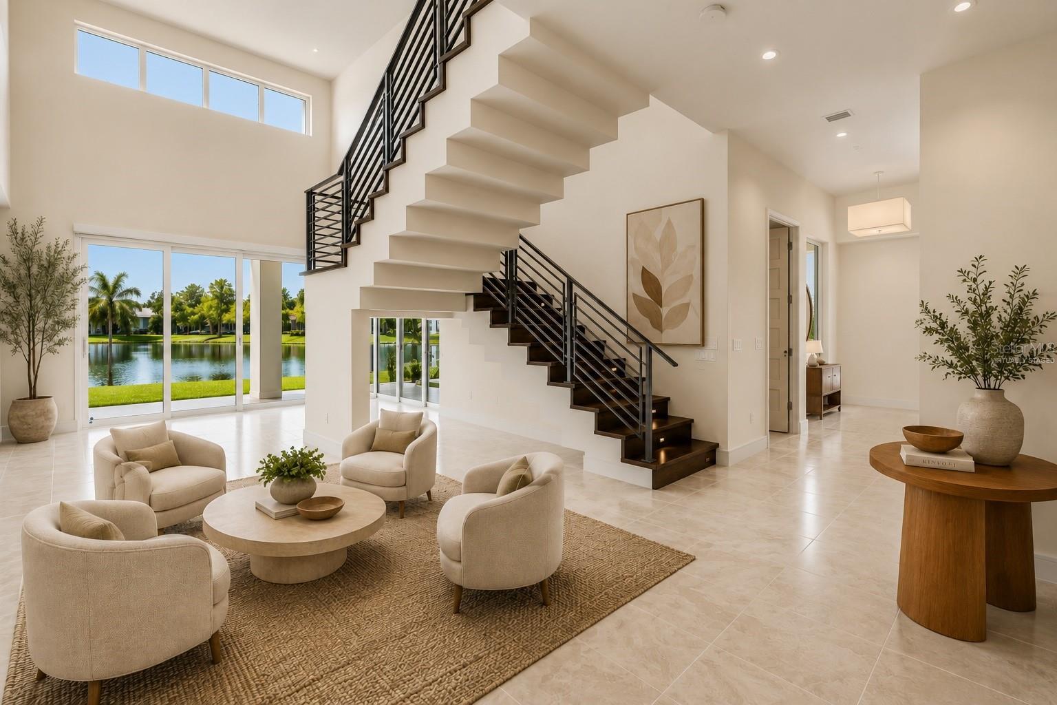 Virtually Staged - foyer