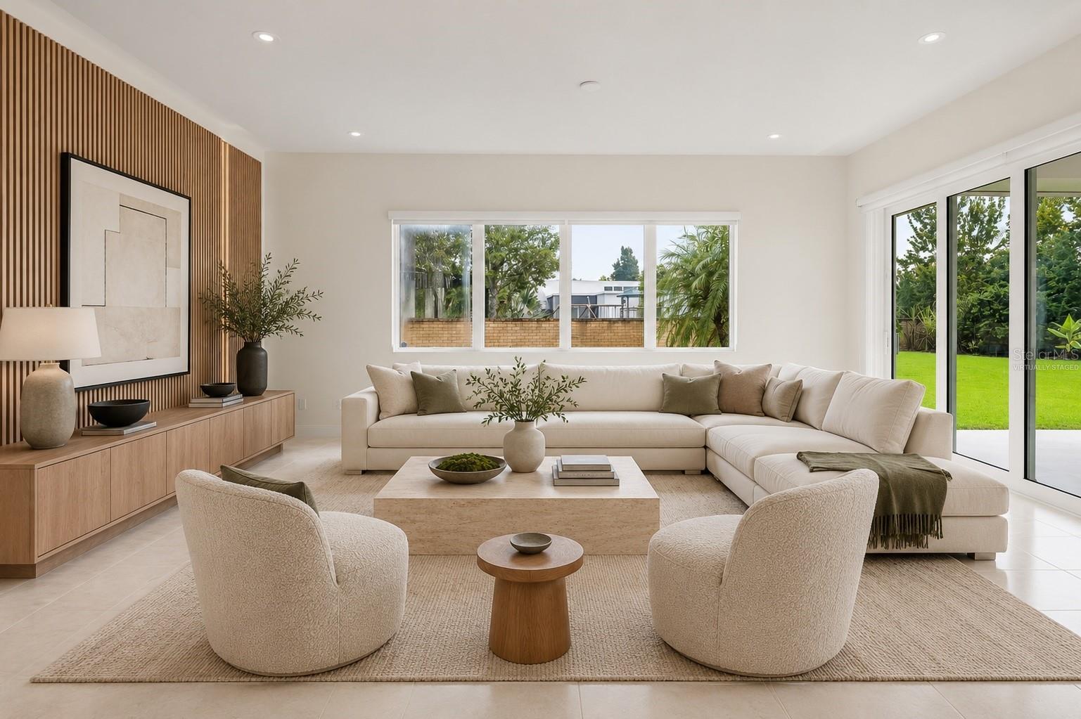 Virtually Staged - living room