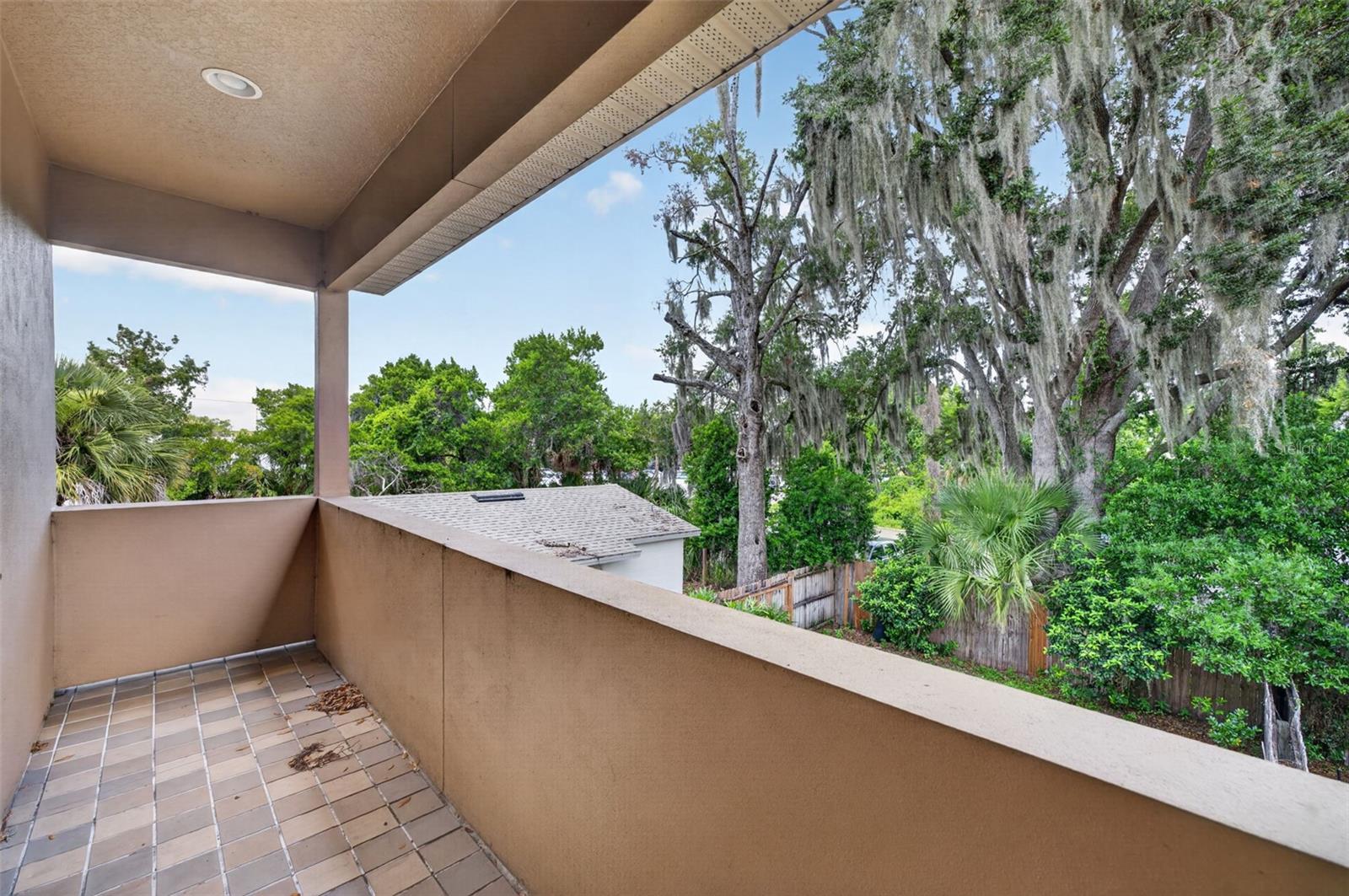 Rear Balcony