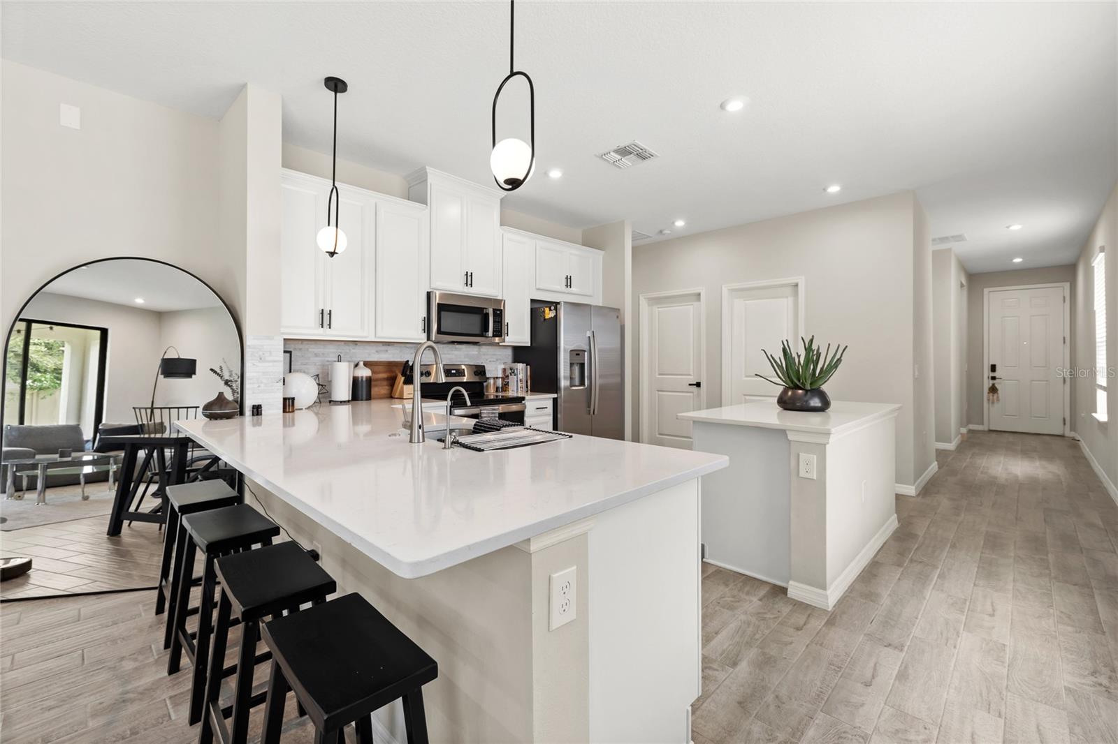 Kitchen + Foyer