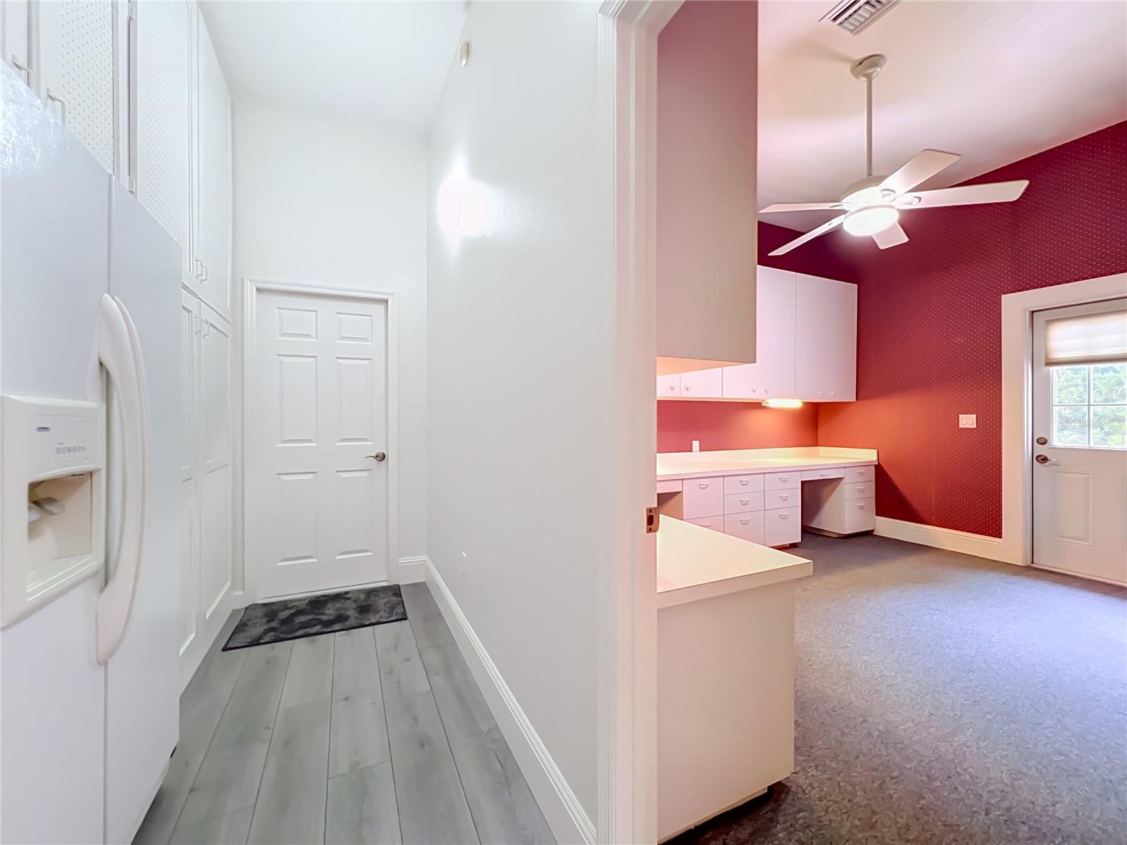 HALL WAY TO GARAGE AND OFFICE