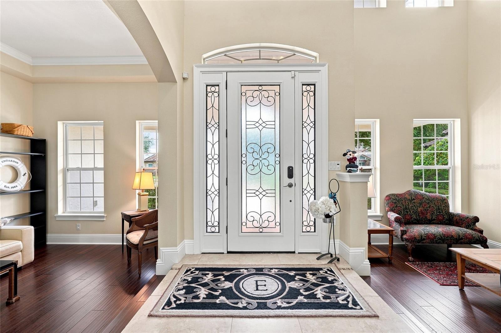 Classic entry. Formal dining & Living areas