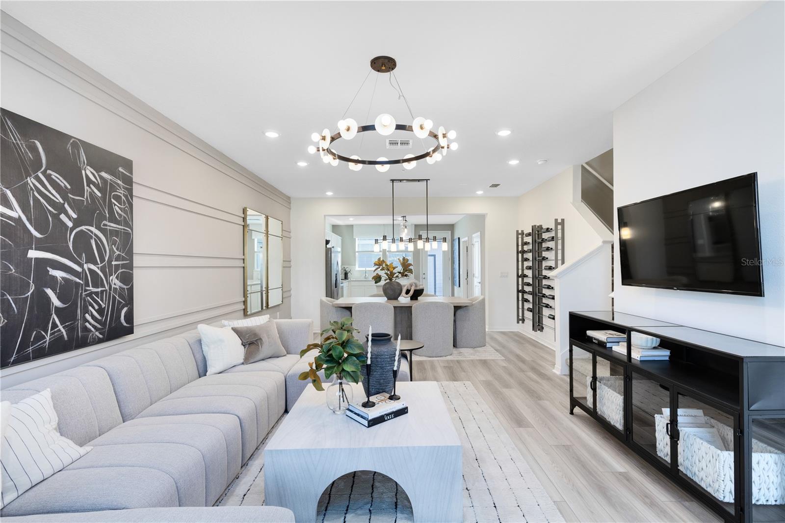 Model Home Design Only. Pictures and furnishings are for illustrative purposes only. Elevations, colors and options may vary. Furniture is for model home staging only.