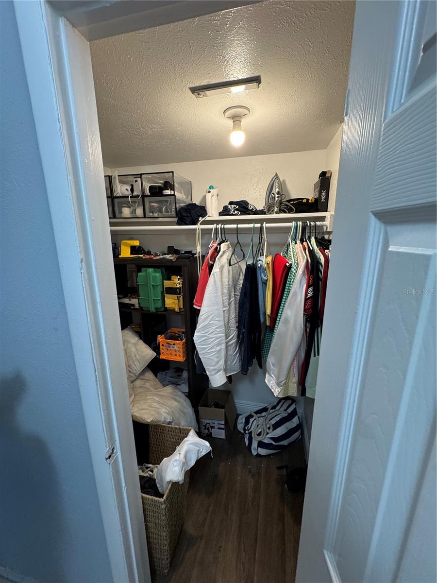 Primary closet